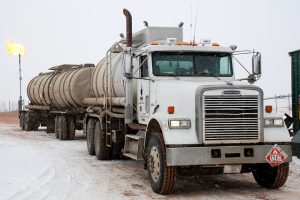 Emissions from gas flaring and truck traffic are partly to blame for an increase in haze-causing pollution in North Dakota's Theodore Roosevelt National Park. (Photo by Geof Wilson via Creative Commons)